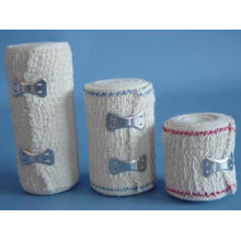Bandage en crêpe 100% coton de haute qualité / bandages élastiques (XT-FL062)